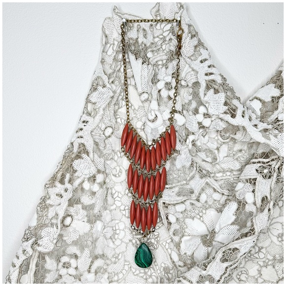 Anthro “Almond Tiers Necklace” by David Aubrey - Picture 3 of 8